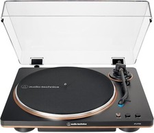Audio-Technica AT-LP70X Fully Automatic Belt-Drive Turntable (Black/Bronze) picture