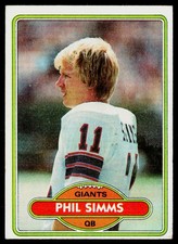 1980 Topps #225 Phil Simms picture