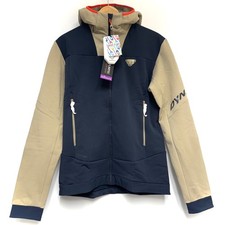 DYNAFIT Tigard PTC Hooded Jacket Polartec Fleece Full Zip Rock Khaki Mens S $230 picture