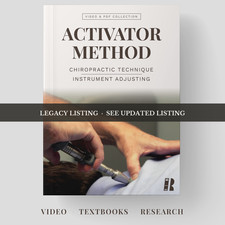 Activator Method Chiropractic Technique - Video & Textbook Collection [Legacy] picture