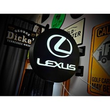 LEXUS 9 Inch Light Box LED Sign 3D Printed Wall Decor Man Cave Garage picture