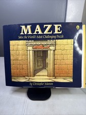 Maze : A Riddle in Words and Pictures by Christopher Manson (1985, Trade... picture
