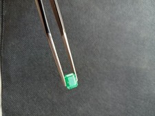 Natural Emerald Faceted Cut Gemstone 1.06 CT Vivid Green Color Swat Eye Clean picture