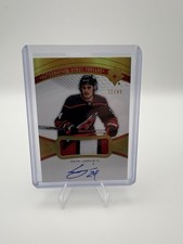 2021-22 Ultimate Collection Seth Jarvis Debut Threads Rookie Auto Patch /49 picture