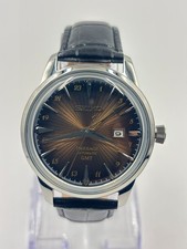 Vintage Seiko Presage GMT Cocktail Time Automatic Brown Dial Steel Men's Watch picture