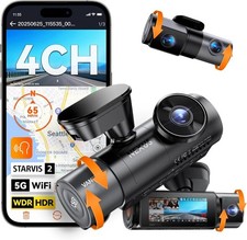 Vantrue N5S 4 Channel Dash Cam Front Inside Rear Dash Camera WIFI &GPS STARVIS 2 picture
