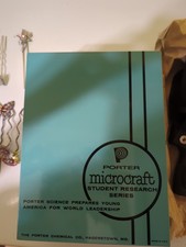 Old Vintage 1960 Lionel-Porter Panel Microcraft Microscope Labmaster Lab Toy picture
