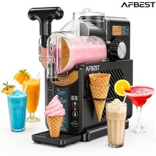 68Oz 2-in-1 Slush Soft Serve Ice Cream Maker Milkshak Frozen Drink Machine &Home picture
