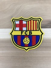 BARCELONA F.C.  EMBROIDERED IRON-ON FOOTBALL/SOCCER PATCH 3” picture