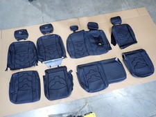 2019-2026 RAM Crew Cab 2500 Big Horn Premium Alea Black Leather Seat Covers picture