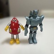 Yutaka 1999 Ganbare Robocon Gantz Teacher Soft Vinyl Figure Set Japan Used picture