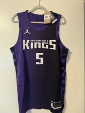 De’Aaron Fox Sacramento Kings ADV Authentic Jersey Size 48 Jordan NBA $200 picture