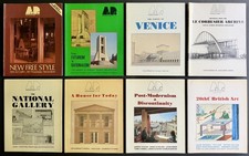 Collection of Vintage A.D. Architecture Magazines - 8 Issues - 1980 to 1987 picture