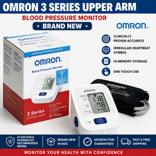 OMRON 3 Series Upper Arm Blood Pressure Monitor One Touch NEW IN BOX picture