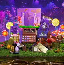 GLAMLITE WILLY WONKA MAKE UP SET W/PR BOX (NO SPONGE INCLUDED) picture