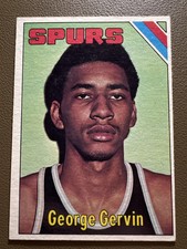 1975-76 Topps #253 George Gervin NM San Antonio Spurs HOF Iceman ABA Vintage picture