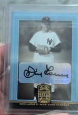 2005 Donruss Greats - Don Larsen #18 Gold Holofoil Signatures (AU) picture
