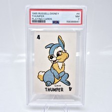 1965 Disney Thumper #4 PSA 7 Bambi Russell Playing Cards picture
