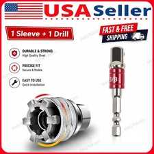 10-19mm Universal Socket Tool Adjustable Multifunction Wrench Sleeve Adapter Kit picture