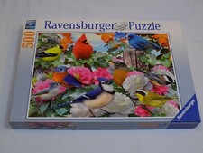 Ravensburger Garden Birds Cardinal Bluebird Puzzle 500 Pieces NOT Counted AS IS picture