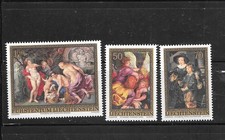 LIECHTENSTEIN #595-97 1976 MNH XF OLD RUBEN ART PICTORIAL/TOPICAL STAMP SET picture