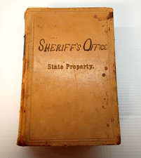 Antique 1905 Laws Of Kansas Book Sheriffs Office Copy Session Laws picture