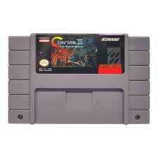 Contra III 3: The Alien Wars For Super Nintendo SNES, 1992 US Version Fast Ship picture