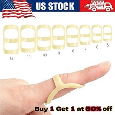 8-40 PCS Oval Finger Splints Trigger Finger Kit for Size 5,6,7,8,9,10,11,12 US picture