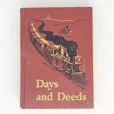 1943 Days and Deeds Basic Reader 5 William S Gray Vintage School Reader HC Color picture
