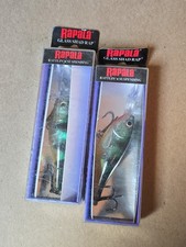 Lot Of 2 RAPALA GLASS SHAD RAP GSR07-GP  TACKLE BOX LURE  New picture