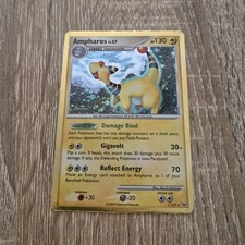Nintendo Pokémon TCG Ampharos Platinum 1/127 Rare Stage 2 130 HP English 2009 picture
