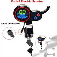 6 Pin Display Throttle Accelerator Ignition 2 Key fit H5 & H7 Electric Scooter picture