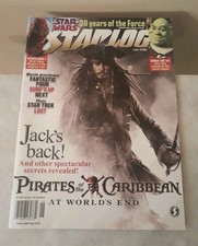 VTG 2007 Starlog Magazine: Pirates Of the Caribbean Spider Man 3 Star Wars 30th picture