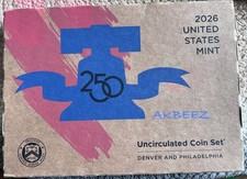 2026 P&D Uncirculated Mint Set Dual Dates SEALED BOX 26RJ  *In Hand* Ships FREE picture