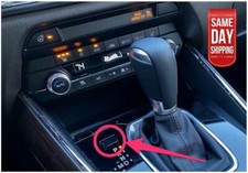 16-23 MAZDA CX-9 SHIFTER LOCK RELEASE BUTTON COVER OEM BLACK NEW picture
