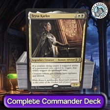 Teysa Karlov COMMANDER DECK Aristocrats Tokens Reanimator Orzhov MTG Custom EDH picture