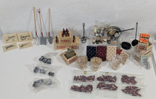 NOS Vintage Franklin Mint American Country Store 1984 lot of Miniatures with COA picture