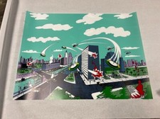 Midway Chopper electromechanical arcade game NEW scenery artwork picture