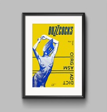 Buzzcocks, Punk Rock, Malcolm Garret, Orgasm Addict, A2 Thick & vibrant poster. picture