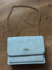 COACH Mini Klare Crossbody bag w/Floral Print Pale Green NWT Authentic picture