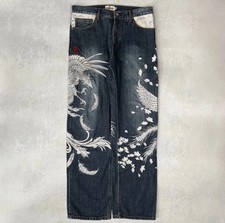 Karakuri Tamashii Japanese Embroidery Denim Jeans picture