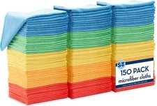 150 Pack Microfiber Cleaning Cloths, Bulk Microfiber Towels for Home Use picture