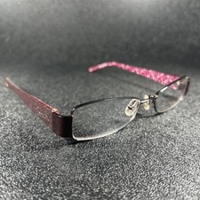 NEW Coach Women’s Eyeglasses Teodora 240 Bordeaux Pink Chrome 50-16-135 picture
