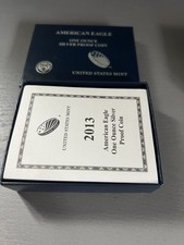 2015 U.S. Mint American Eagle Silver One Ounce Proof Coin w/ Box. COA picture