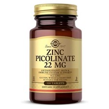 Solgar Zinc Picolinate 22 mg 100 Tablets picture