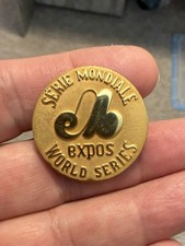 Rare Montreal Expos World Series Phantom Press Pin ~ BALFOUR picture