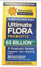 7/27 Renew Life Ultimate Flora 65 Billion (30 Acid Resistant Vegan Capsules) picture