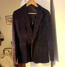 J.CREW Ludlow Men’s Purple Cotton Corduroy Slim Fit Blazer Sport Coat 34 picture