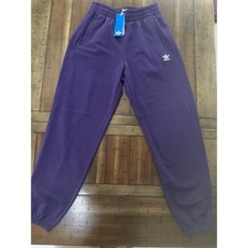 Adidas Originals Essentials Joggers Purple Sweatpants Womens Small NWT picture