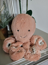 Jellycat Odell Octopus Large Size 19 in Rare Plush With BAG & TAGS picture